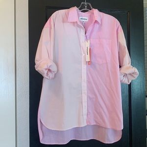 NWT Vigoss Oversized Button Down